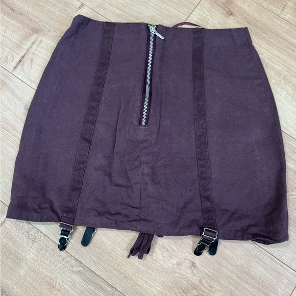 Corset Story Lace-Up Mini Skirt - Picture 2 of 7